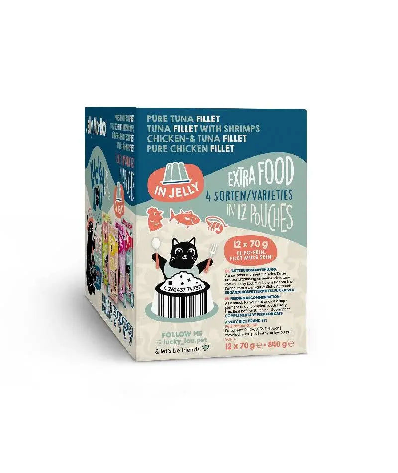 LUCKY LOU EF JELLY MIX BOX ΦΑΚΕΛΑΚΙΑ 70GR (12 ΤΕΜ)