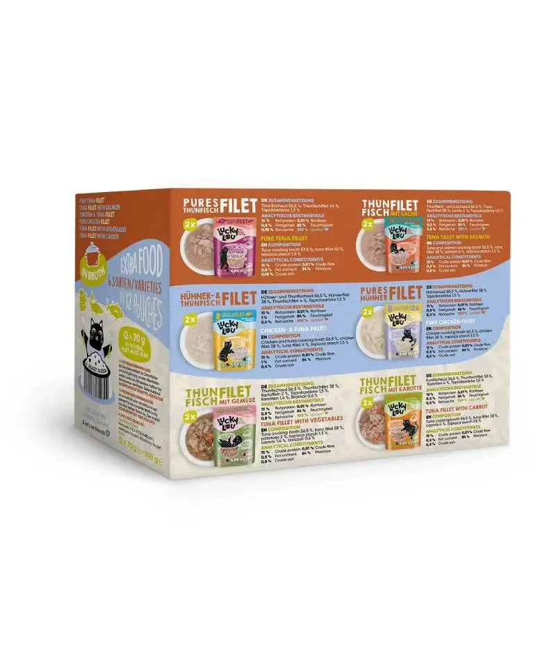 LUCKY LOU EF MIX BOX ΣΕ ΖΩΜΟ ΦΑΚΕΛΑΚΙΑ 70GR (12 ΤΕΜ)