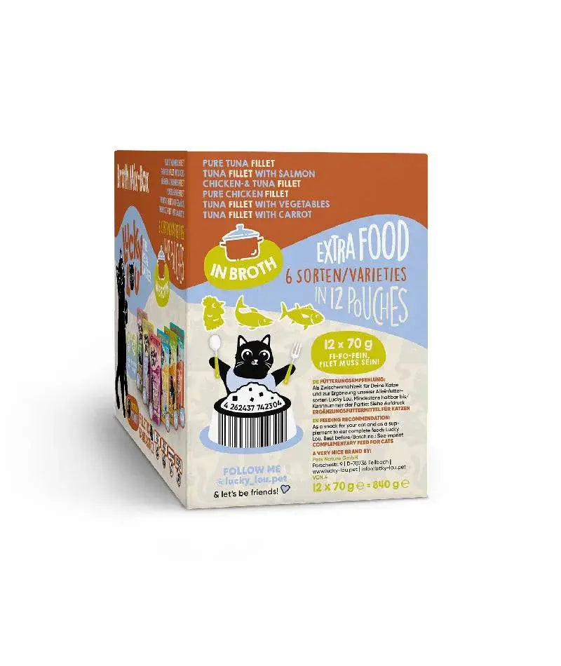 LUCKY LOU EF MIX BOX ΣΕ ΖΩΜΟ ΦΑΚΕΛΑΚΙΑ 70GR (12 ΤΕΜ)