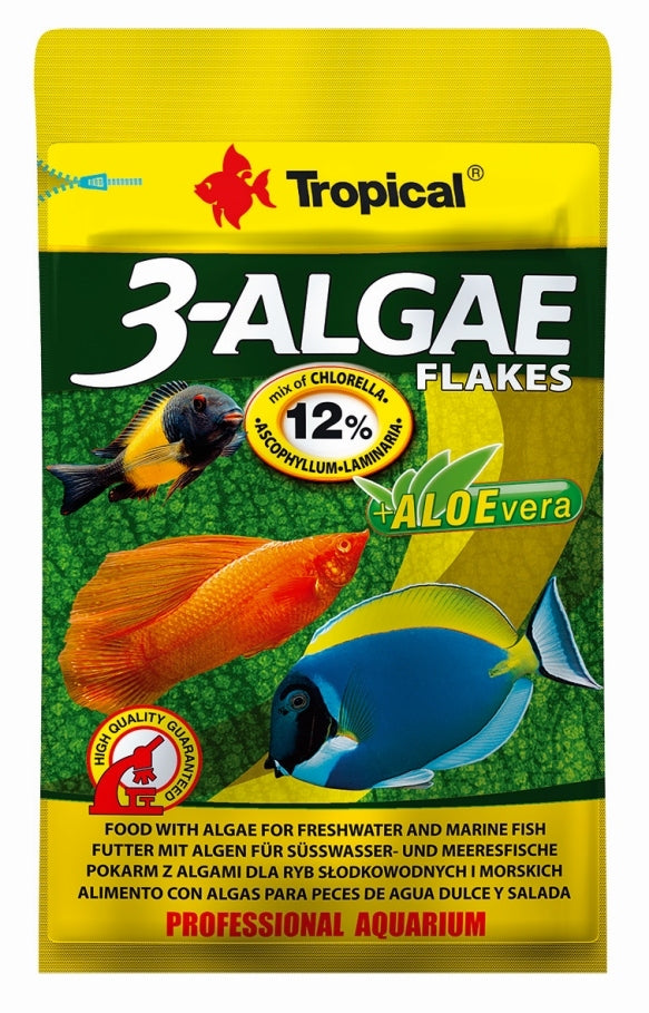 TROPICAL 3-ALGAE-FLAKES 250ML/50G
