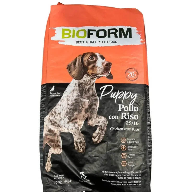BIO FORM SUPERPREMIUM PUPPY CHICKEN & RICE (29/16) 20KG