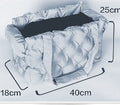 ΤΣΑΝΤΑ ΜΕΤΑΦΟΡΑΣ PUFFER ΓΚΡΙ 40X25X18CM