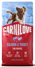 CARNILOVE ACTIVE PUPPIES SALMON & TURKEY 1.5KG