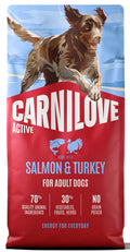 CARNILOVE ACTIVE ADULT SALMON & TURKEY 12KG