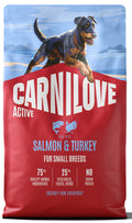 CARNILOVE ACTIVE ADULT SMALL SALMON & TURKEY 4KG
