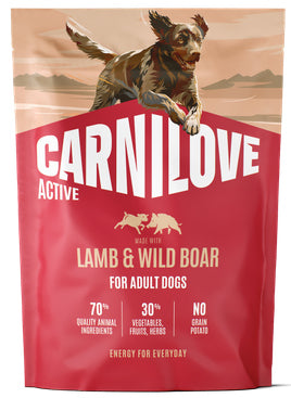 CARNILOVE ACTIVE ADULT LAMB & WILD BOAR 1.5KG