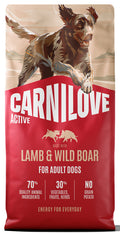 CARNILOVE ACTIVE ADULT LAMB & WILD BOAR 12KG