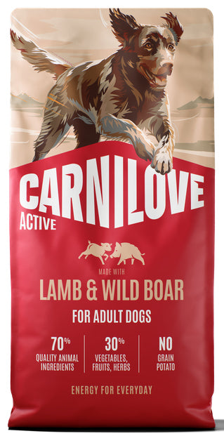 CARNILOVE ACTIVE ADULT LAMB & WILD BOAR 12KG