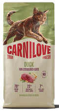 CARNILOVE TRUE FRESH® DUCK FOR STERILISED CATS 6KG
