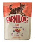 CARNILOVE TRUE FRESH® BEEF FOR STERILISED CATS 2KG
