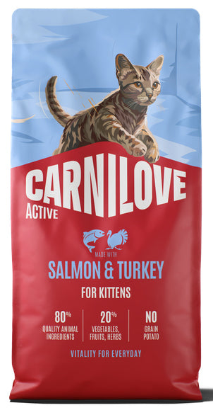 CARNILOVE ACTIVE KITTEN SALMON & TURKEY 400G