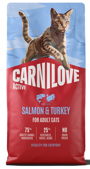 CARNILOVE ACTIVE ADULT SALMON & TURKEY 2KG