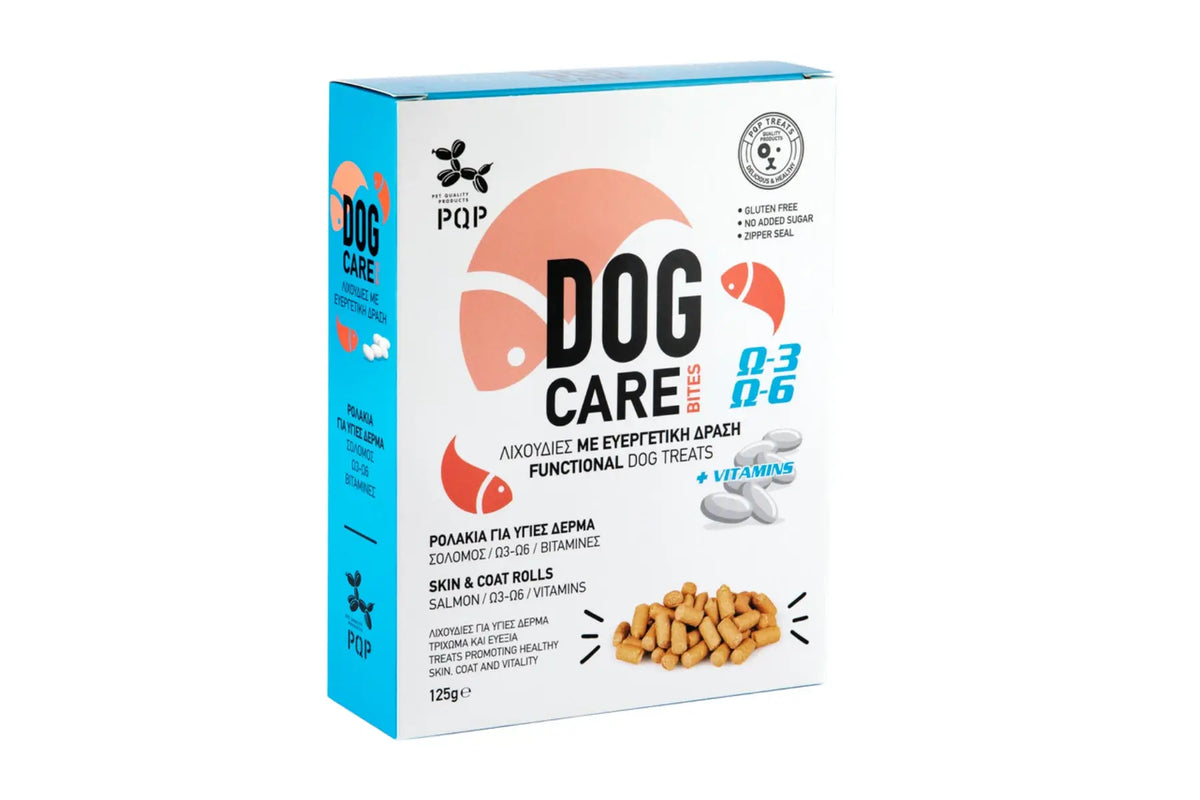 PQP DOG CARE BITES ΑΣΤΕΡΑΚΙΑ ΣΤΟΜΑΤΙΚΗΣ ΦΡΟΝΤΙΔΑΣ 125G