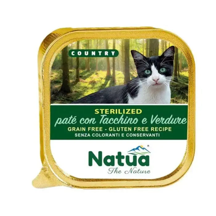 NATUA CAT COUNTRY STERILISED TURKEY 100GR