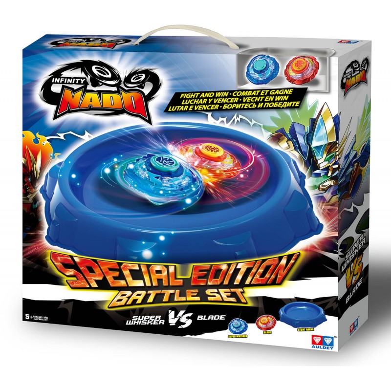 Auldey Toys Infinity Nado Battle Set Arena Special Edition Super Whisker Vs Blade 624801