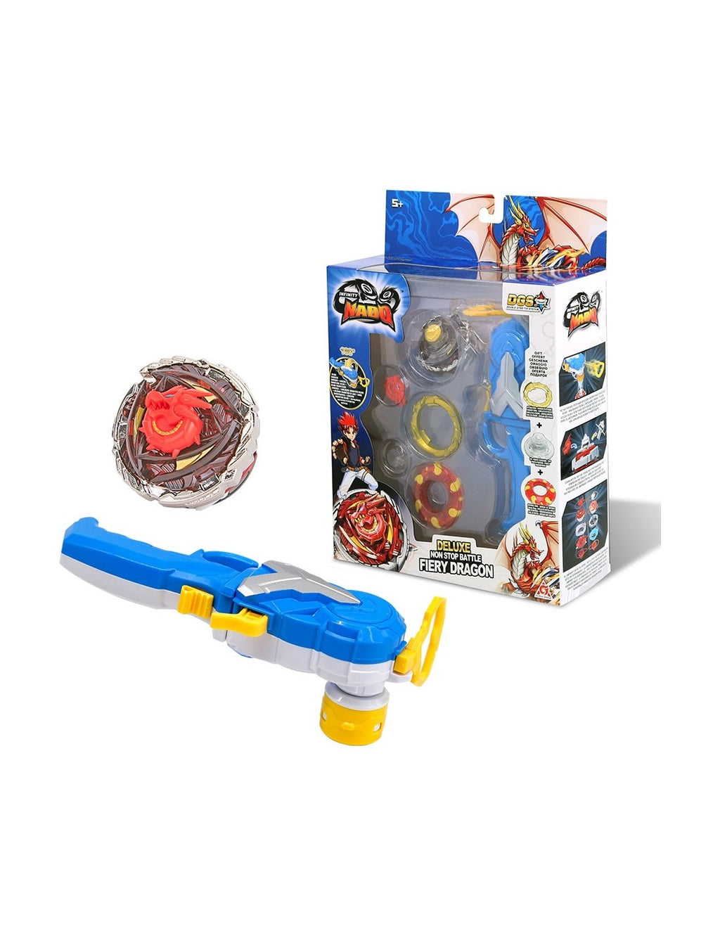 Auldey Toys Infinity Nado V – Advanced Series Fiery Dragon 634400 / 634402
