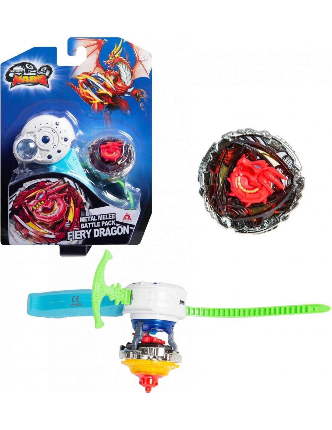 Auldey Toys Infinity Nado V – Classic Series Fiery Dragon 634200 / 634206