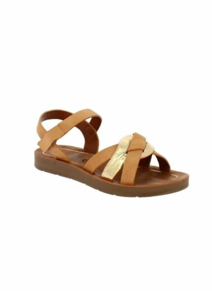 IQ Kids σανδάλια κορίτσι Alkioni camel