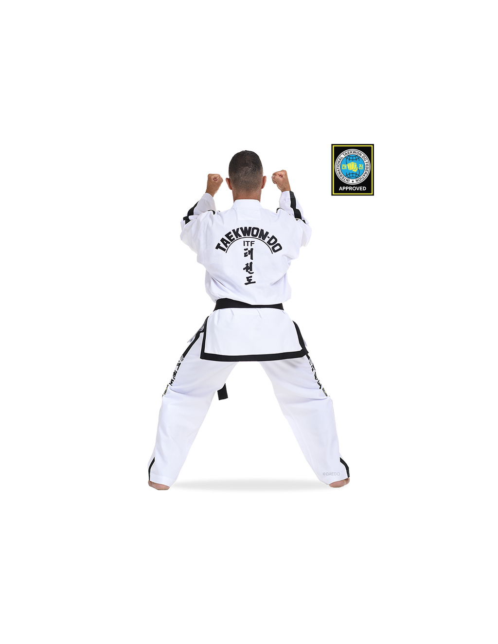 TAITF 10817 ITF Approved Dobok International Instructor & Master (RIBBED) (CE)
