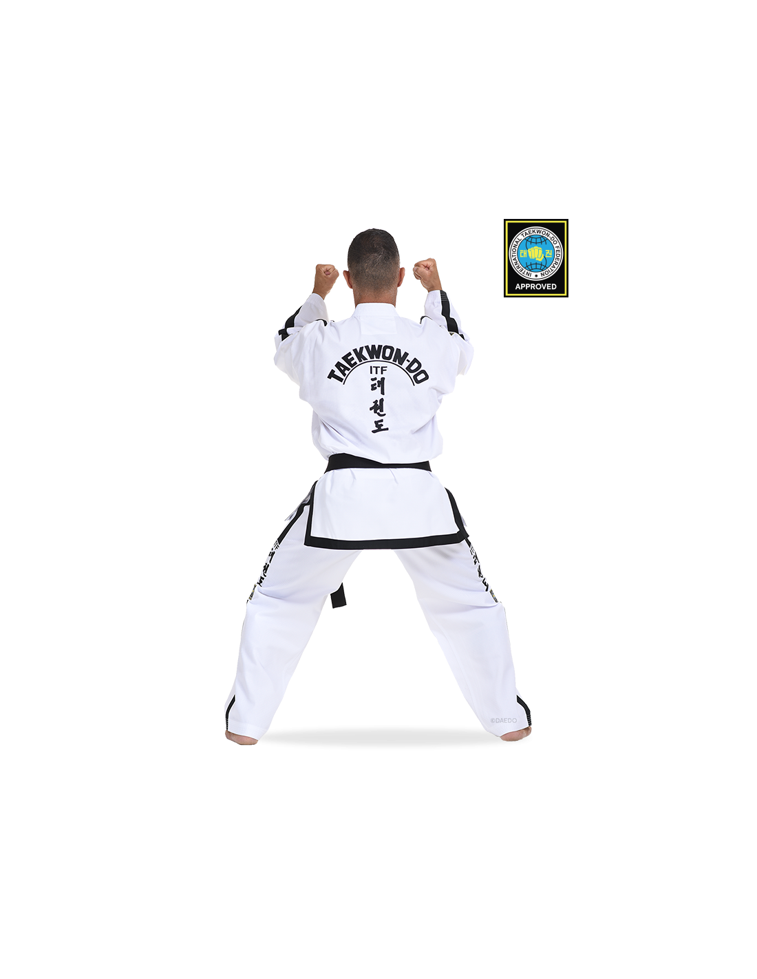 TAITF 10817 ITF Approved Dobok International Instructor & Master (RIBBED) (CE)