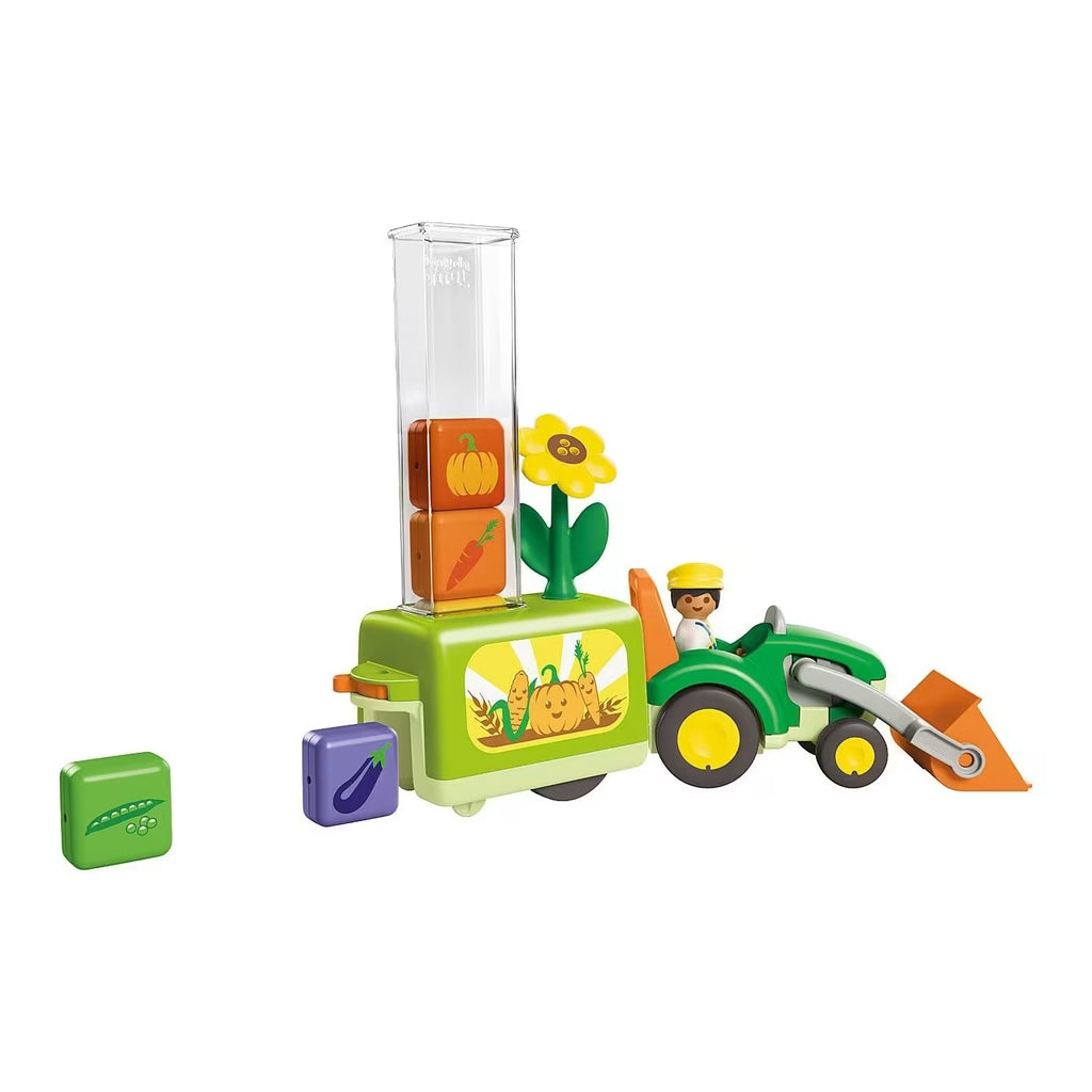 Playmobil Junior: Τρακτέρ Με Λαχανικά 71773
