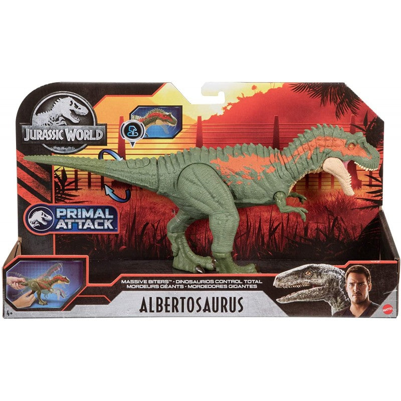 Mattel Jurassic World Δεινόσαυροι Με Κινούμενα Μέλη Και Λειτουργία Επίθεσης – Albertosaurus GJP32