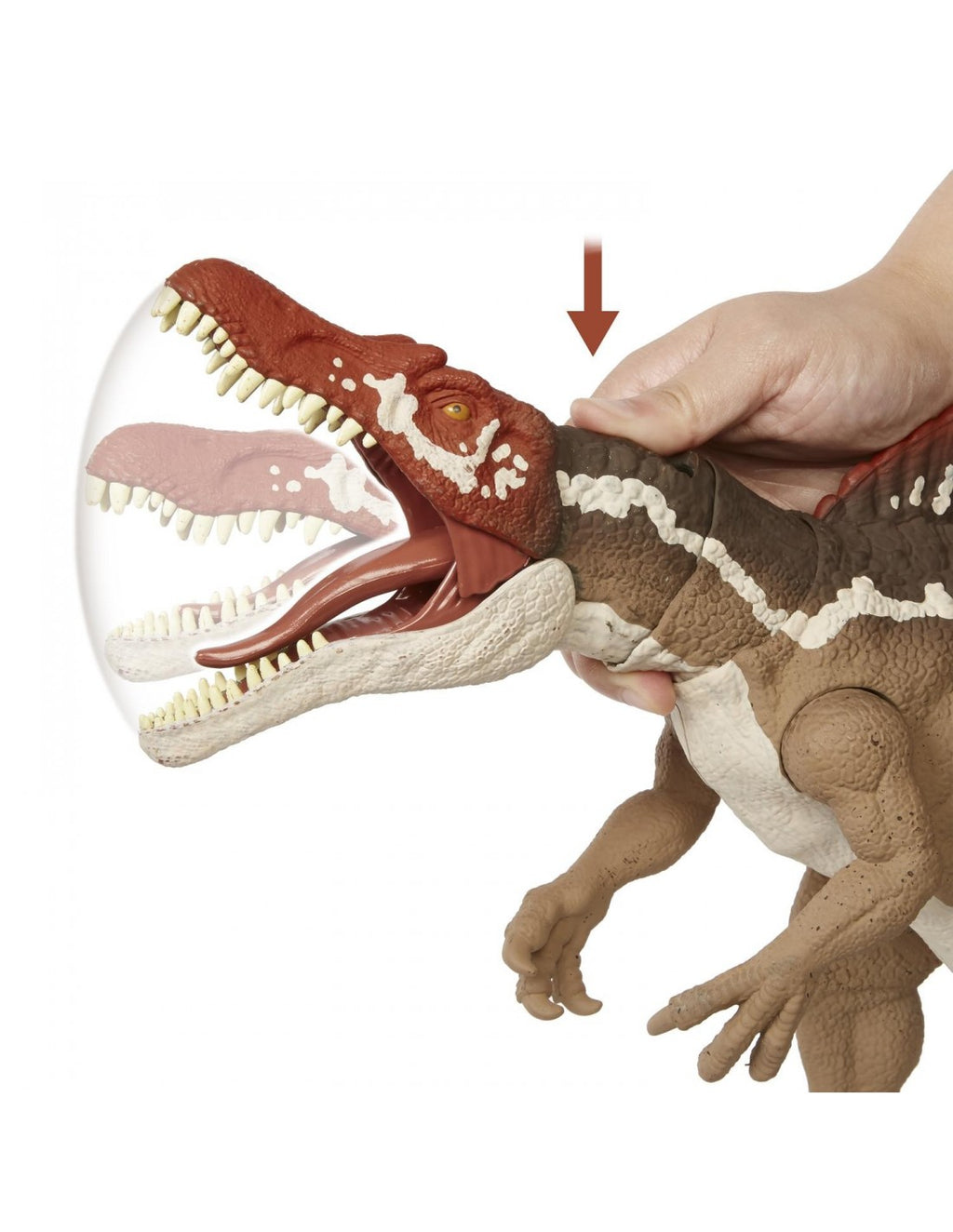 Mattel Jurassic World Extreme Chompin Spinosaurus Δεινόσαυρος Που Δαγκώνει HCG54