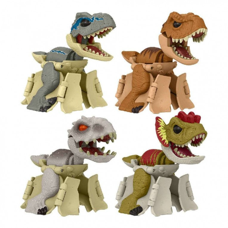 Jurassic World Fierce Changers Hidden Hatchers Δεινόσαυρος που Μεταμορφώνεται σε Αυγό – 4 Σχέδια (HLP00)