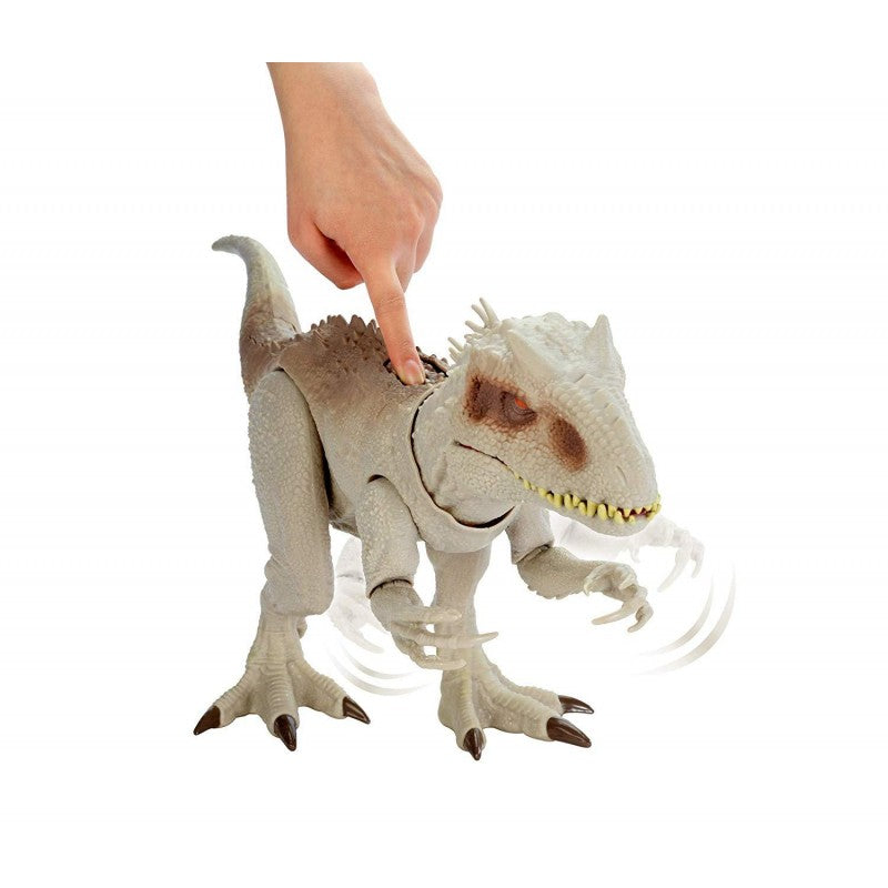 Mattel Jurassic World Indominus Rex Δεινόσαυρος Με Ήχους Και Κίνηση GCT95