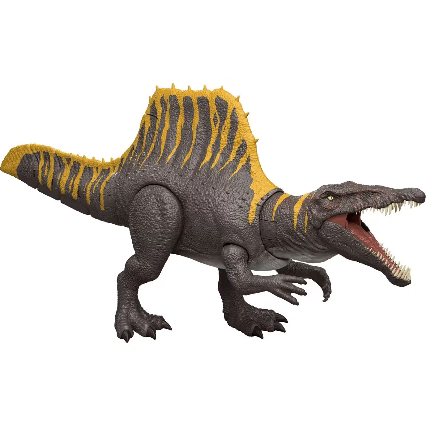 Mattel Jurassic World Rebirth Tail Thrasher Spinosaurus Δεινόσαυρος Με Διπλή Λειτουργία Επίθεσης Και Ήχους Φιγούρα Παιχνιδιού JGB56