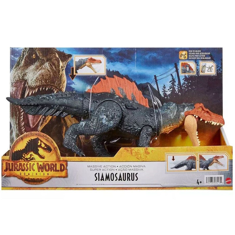 Mattel Jurassic World Dominion Massive Action Siamosaurus Attack And Chomp