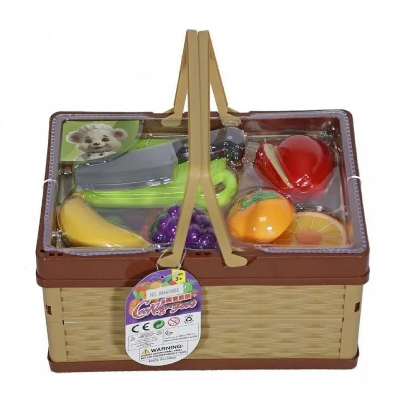 Kider Toys Καλάθι Πικ-Νικ με Φρούτα Κοπής