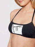 Karl Lagerfeld Bikini Top KL20WTP23 Μαύρο