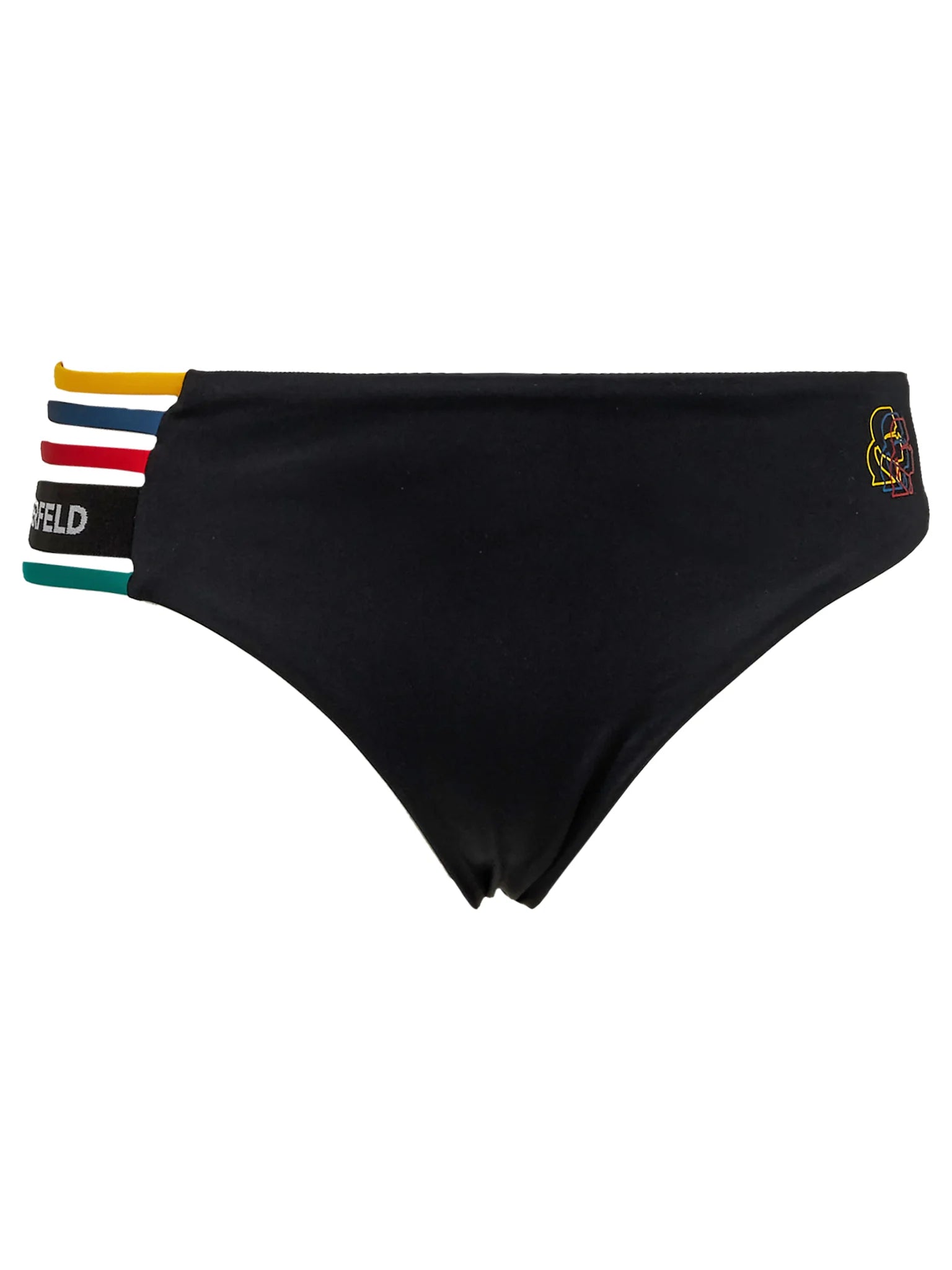 Karl Lagerfeld Bikini Slip KL20WBT09 Μαύρο