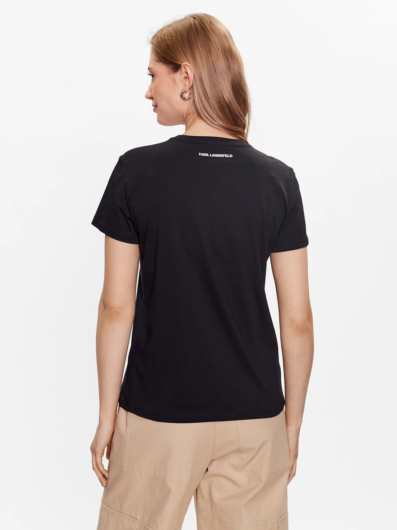 Karl Lagerfeld Γυναικείο T-shirt Μαυρο