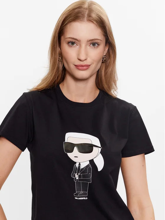 Karl Lagerfeld Γυναικείο T-shirt Μαυρο