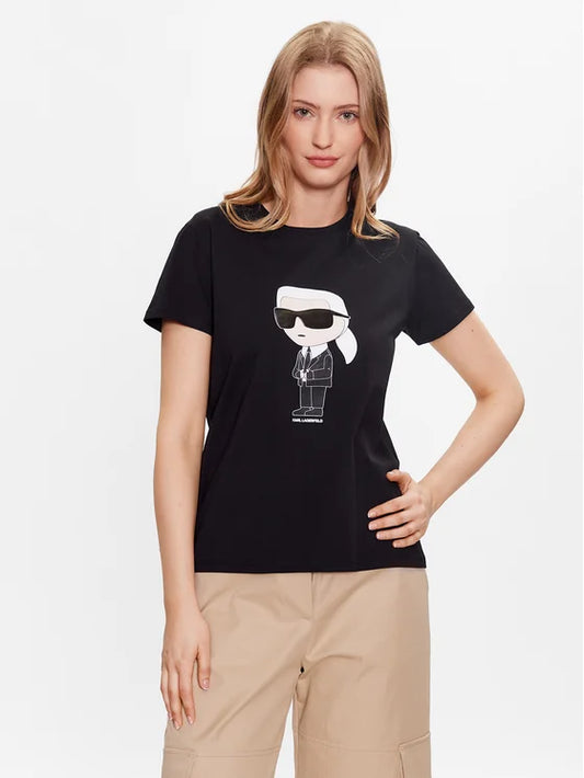 Karl Lagerfeld Γυναικείο T-shirt Μαυρο
