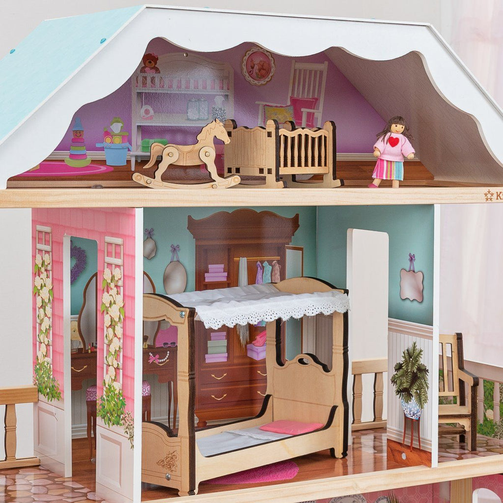 Kidkraft Κουκλόσπιτο Charlotte. Περιλαμβάνει έπιπλα &amp; αξεσουάρ ΚΚ65956