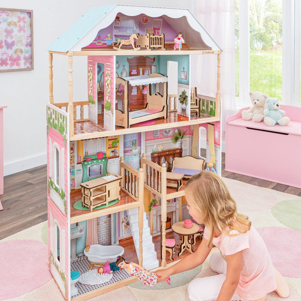 Kidkraft Κουκλόσπιτο Charlotte. Περιλαμβάνει έπιπλα &amp; αξεσουάρ ΚΚ65956