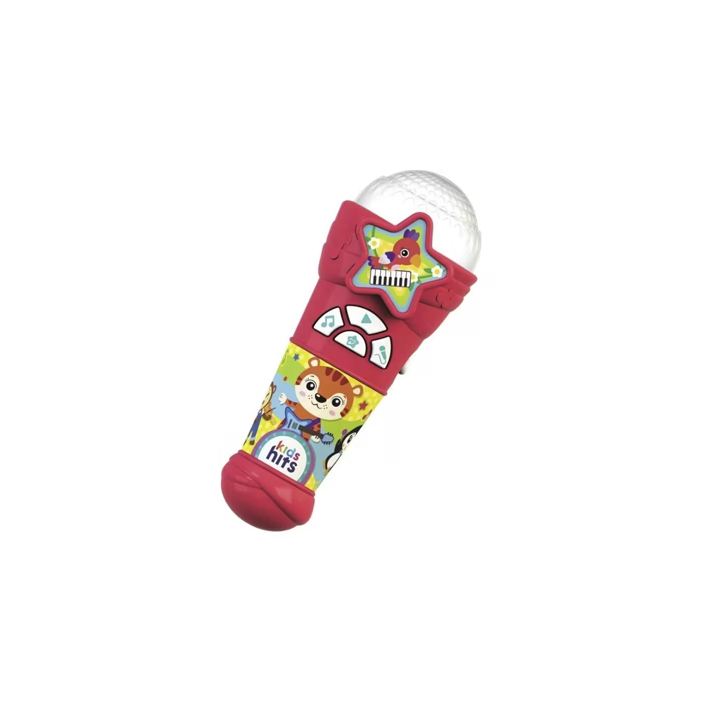 50 50 Games Kids Hits Φωτεινό Μικρόφωνο Παιδικά Τραγούδια Κόκκινο ΓΙΑ 2+ Ετων 16/004