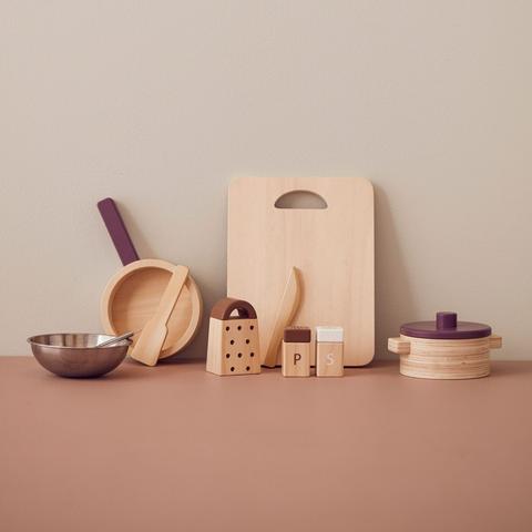 Kids Concept Ξύλινο σετ μαγειρικής Bistrot ΚC1000566