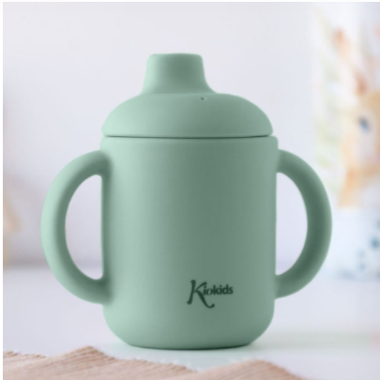 Kiokids Εκπαιδευτικό Ποτηράκι Σιλικόνης 120ml. | Μέντα 3783