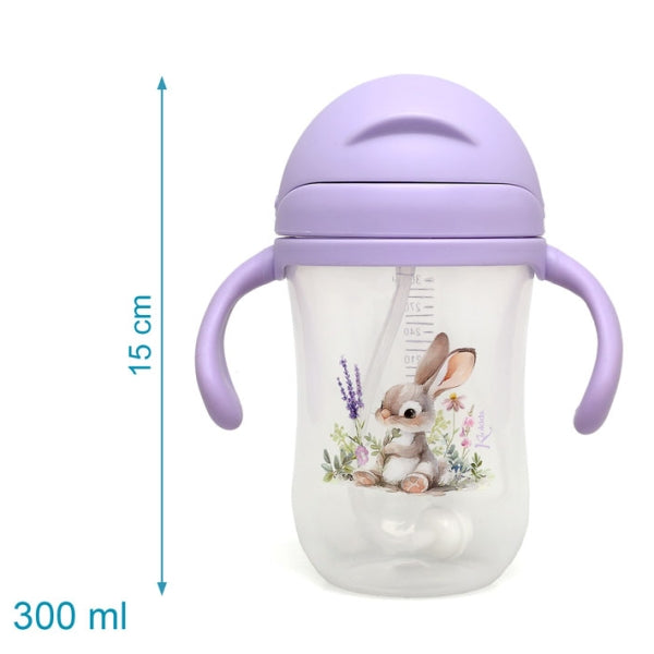 Kiokids παγούρι με Λαβές Lavender Bunny 300ml.6+Μ 5370