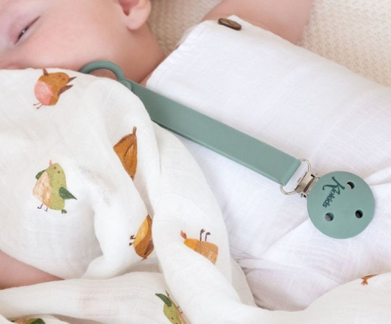 Kiokids Κλιπ Πιπίλας Σιλικόνης Μέντα 0+M 3707
