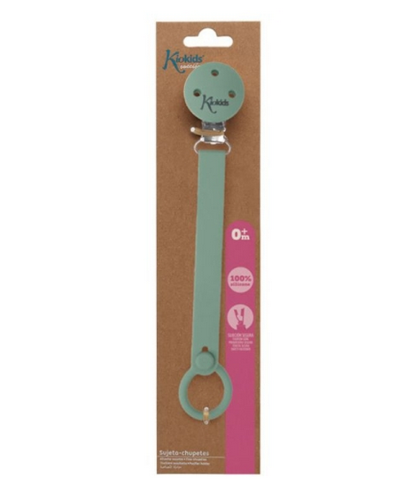 Kiokids Κλιπ Πιπίλας Σιλικόνης Μέντα 0+M 3707