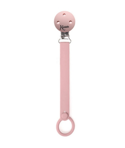 Kiokids Κλιπ Πιπίλας Σιλικόνης Ροζ 0+M 3703