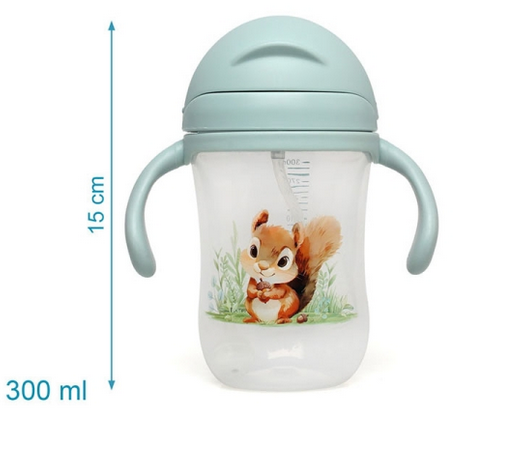Kiokids Παγούρι με Λαβές Σκιουράκι 300ml. 6+Μ