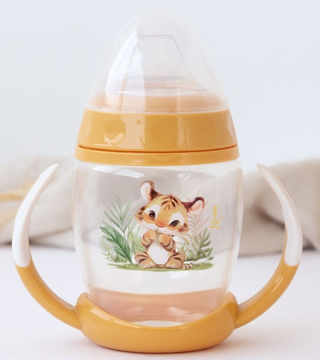 Κiokids Ποτηράκι Εκπαιδευτικό 270ML Λιονταράκι  1ο Βήμα 6+Μ 6336