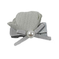 Κοκκαλάκι Σκύλου "Pearl Flower" Γκρι 4x3cm