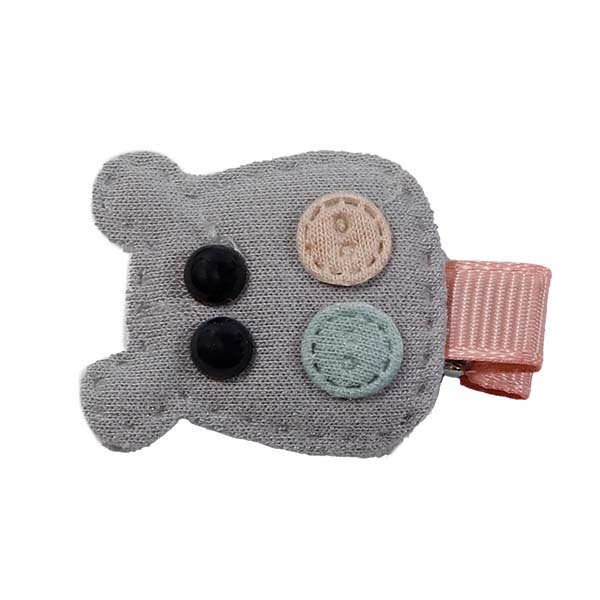 Κοκκαλάκι Σκύλου "Teddy Bear" Γκρι 4,5x3cm